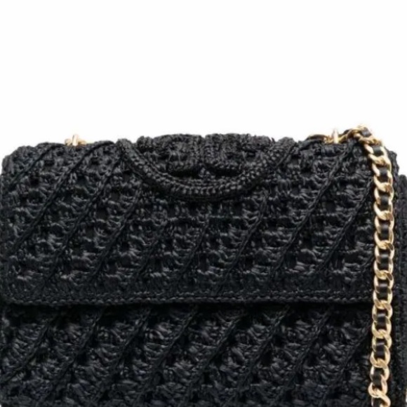 Tory Burch small Kira Raffia bag - Picture 1 of 6